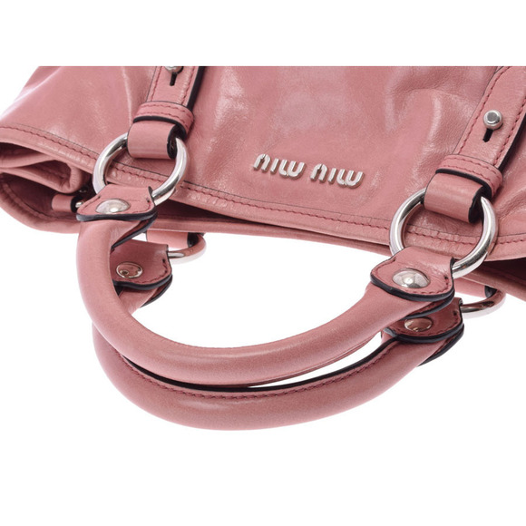 Miu Miu handbag pink leather strap - Picture 3 of 12